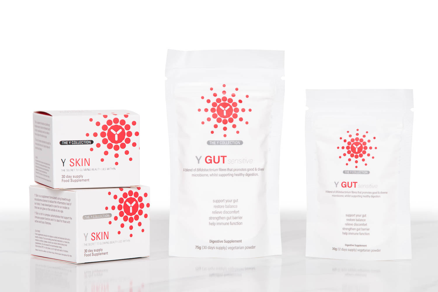 The Y Collection - Gut and skin supplements